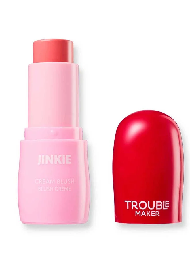 صانع المتاعب Jinkie Stick Cream Blush Mood Swing Pink